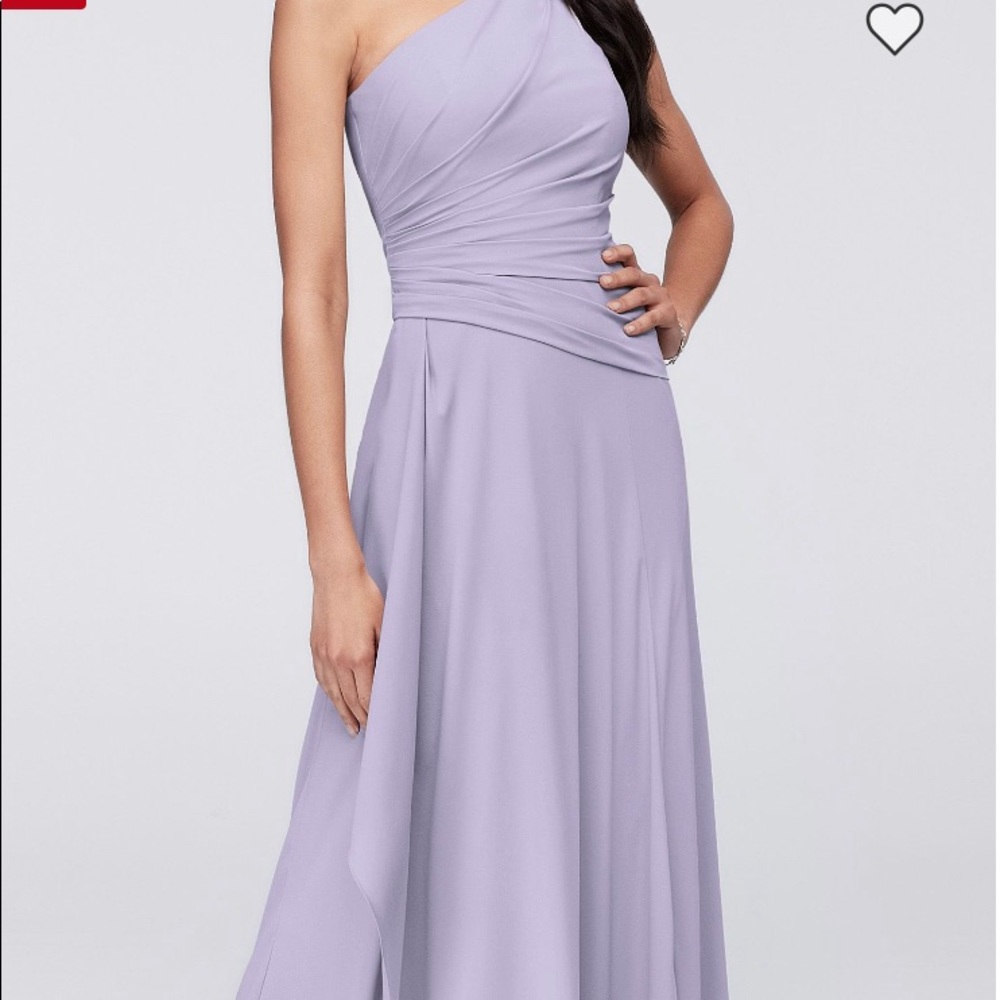 David’s Bridal One-Shoulder Bridesmaid Dress